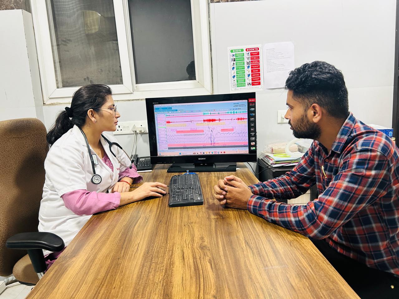SAAS Chest Allergy Sleep Clinic interior — Parul Hospital Bhopal