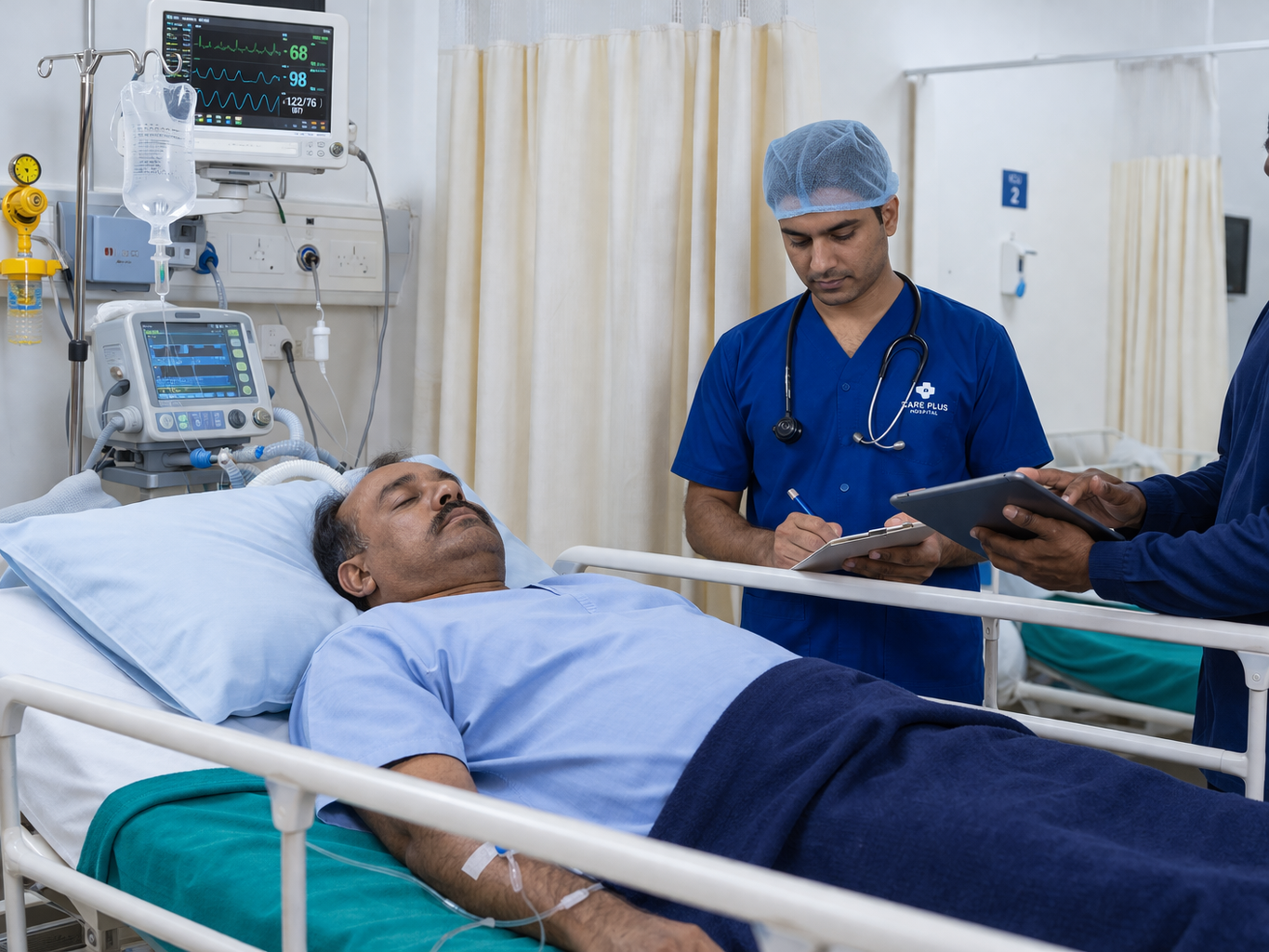 Critical care ICU and pulmonary rehabilitation at Parul Hospital Bhopal